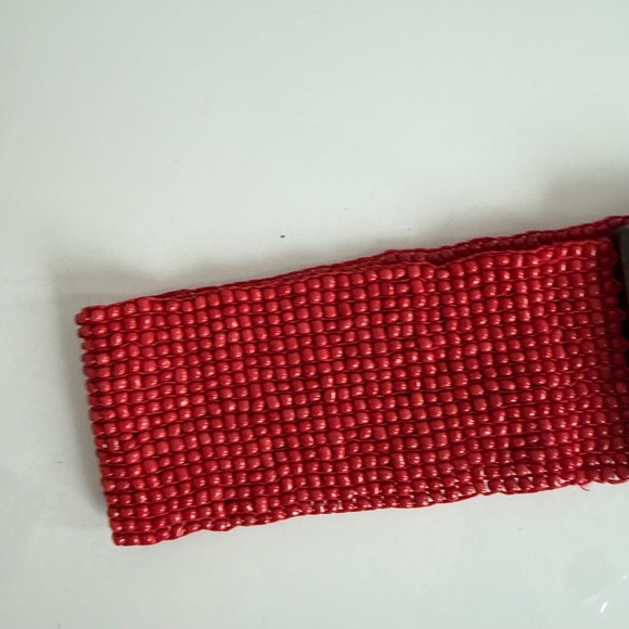Beaded Belt with‎ Wooden Buckle Detail main image 9